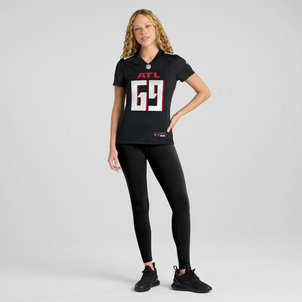 Jack Nelson Atlanta Falcons Women's Team Game Jersey - Black | Nike discount