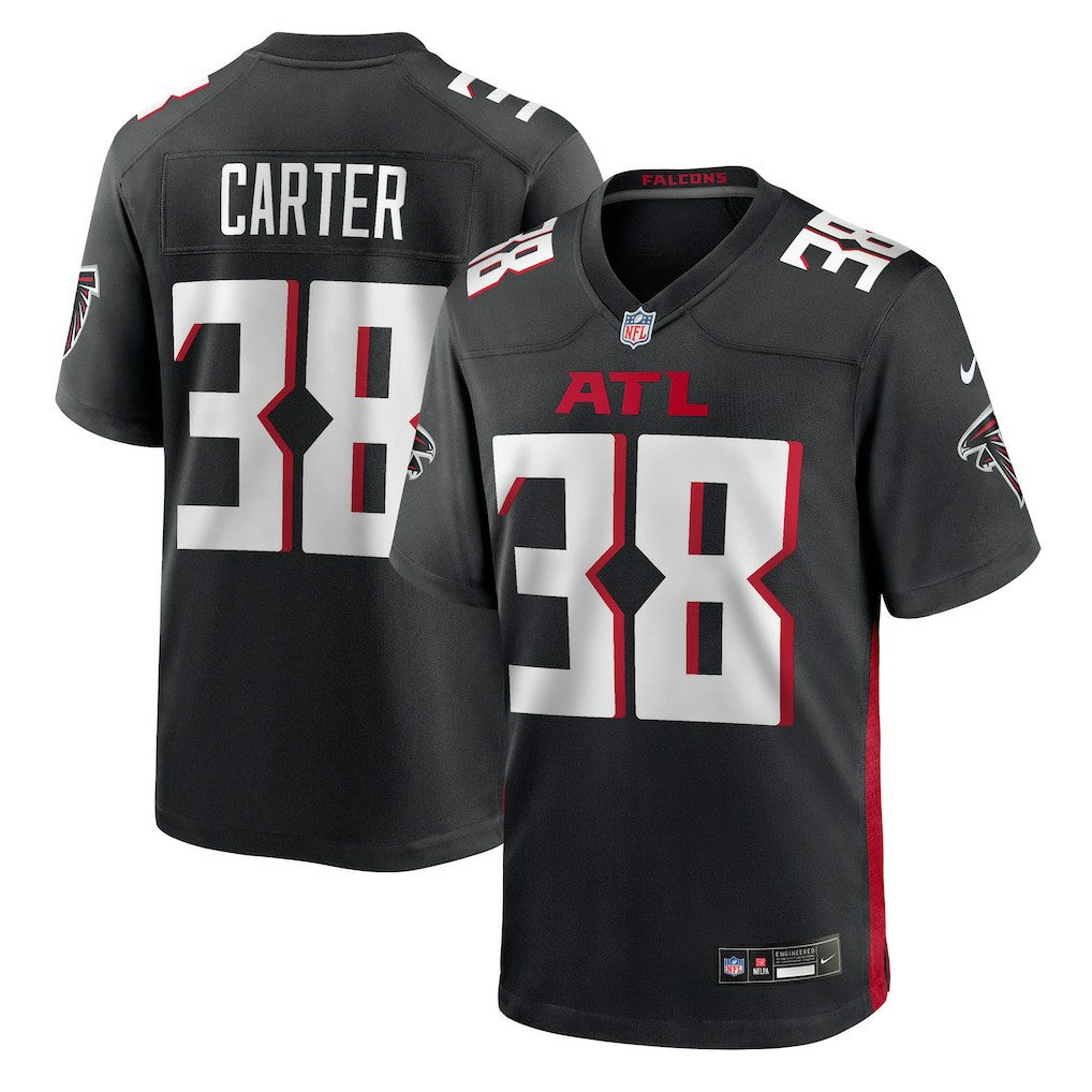 Nathan Carter Atlanta Falcons Team Game Jersey - Black | Nike cheap