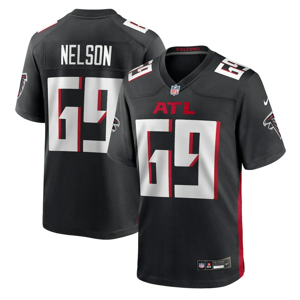 Jack Nelson Atlanta Falcons Team Game Jersey - Black | Nike on sale
