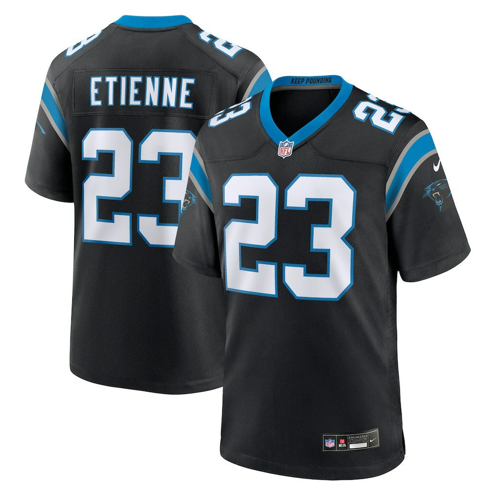 Trevor Etienne Carolina Panthers Team Game Jersey - Black | Nike for sale