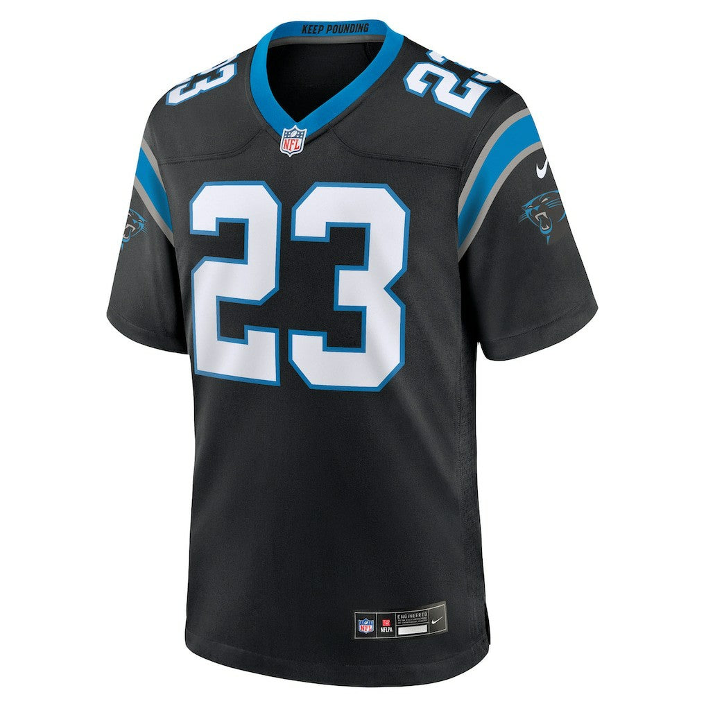 Trevor Etienne Carolina Panthers Team Game Jersey - Black | Nike for sale