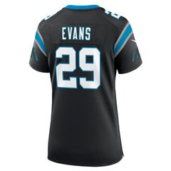 Akayleb Evans Carolina Panthers Women's Team Game Jersey - Black | Nike cheap