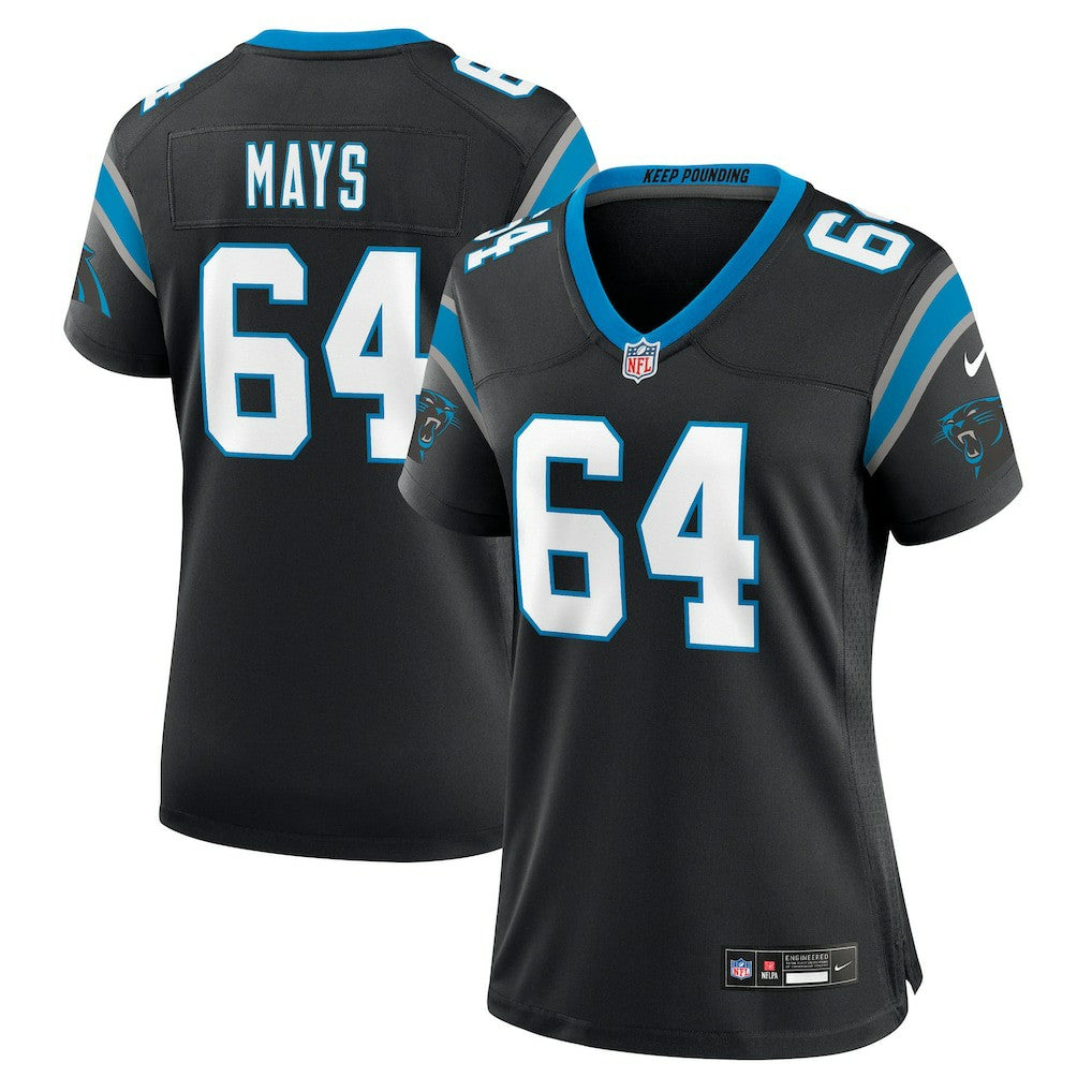 Cade Mays Carolina Panthers Women's Team Game Jersey - Black | Nike outlet