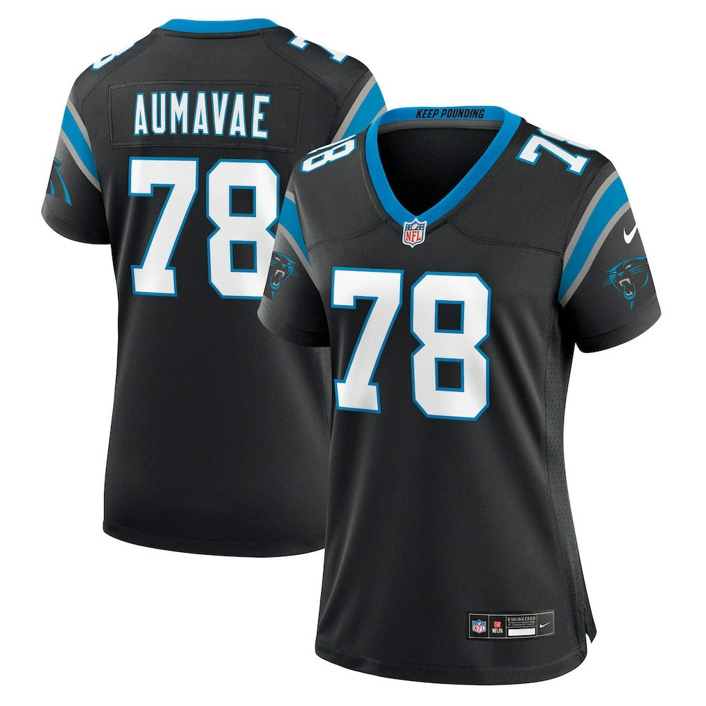 Popo Aumavae Carolina Panthers Women's Team Game Jersey - Black | Nike sale