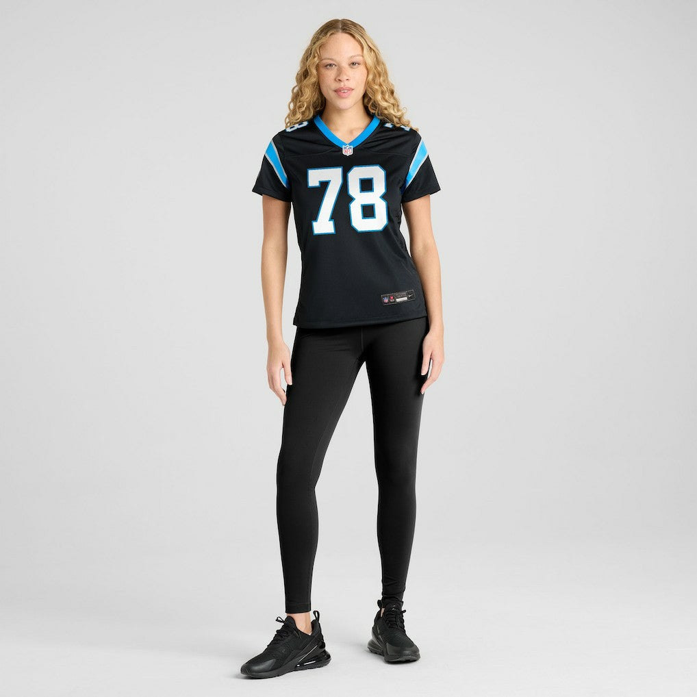 Popo Aumavae Carolina Panthers Women's Team Game Jersey - Black | Nike sale