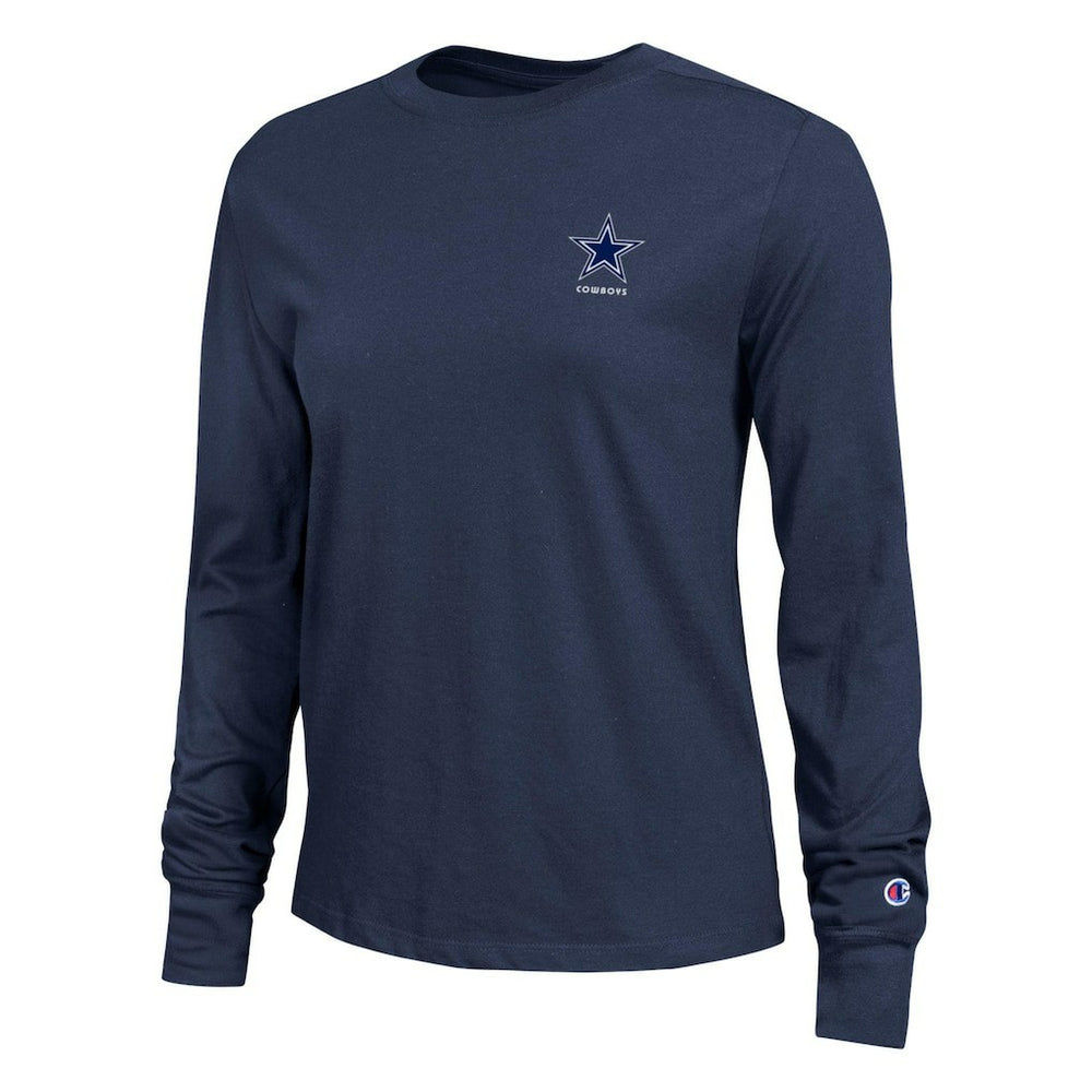 Dallas Cowboys Champion Women's Core Long-Sleeve T-Shirt - Navy sale