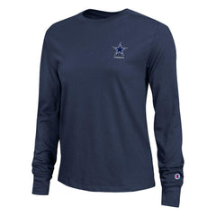 Dallas Cowboys Champion Women's Core Long-Sleeve T-Shirt - Navy sale