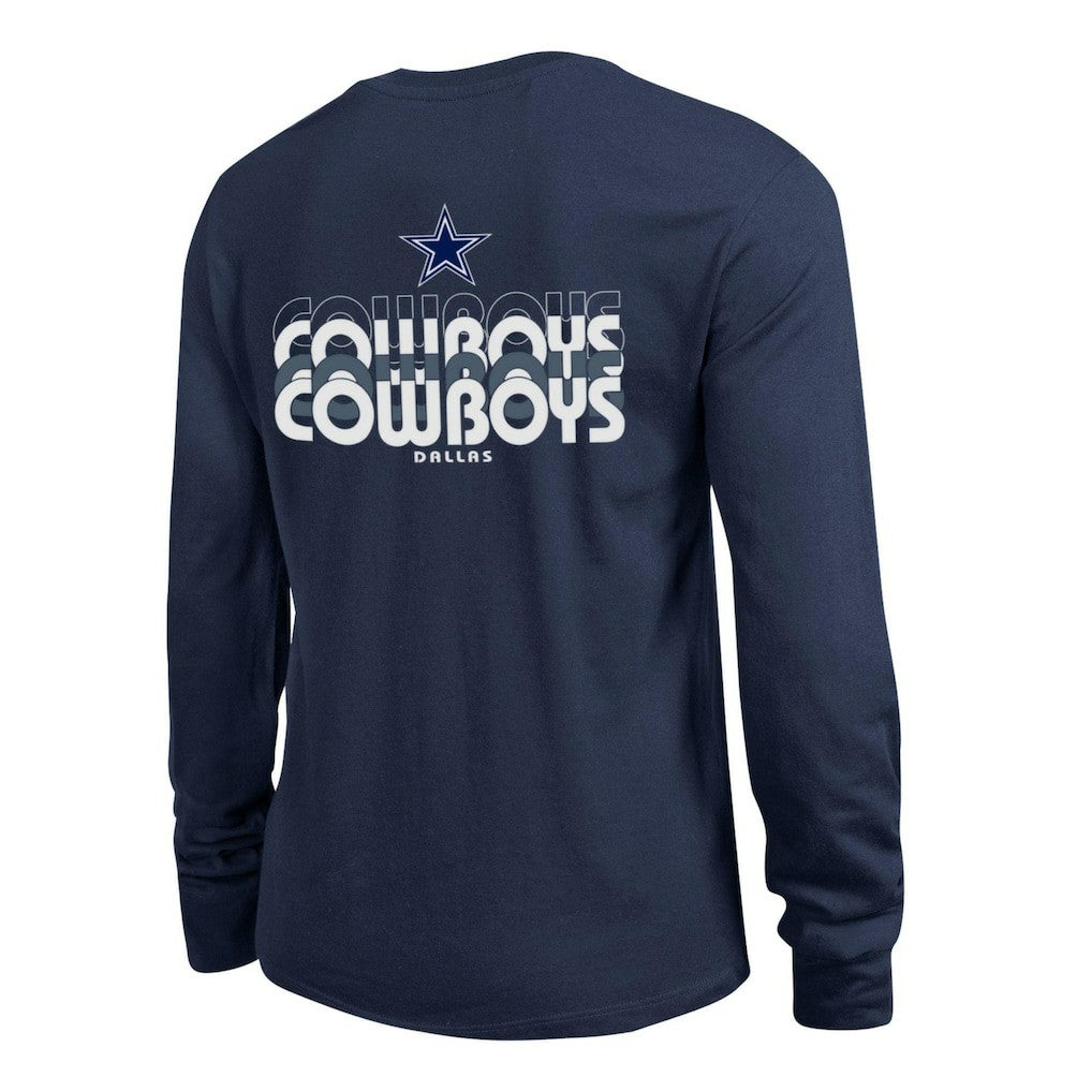Dallas Cowboys Champion Women's Core Long-Sleeve T-Shirt - Navy sale