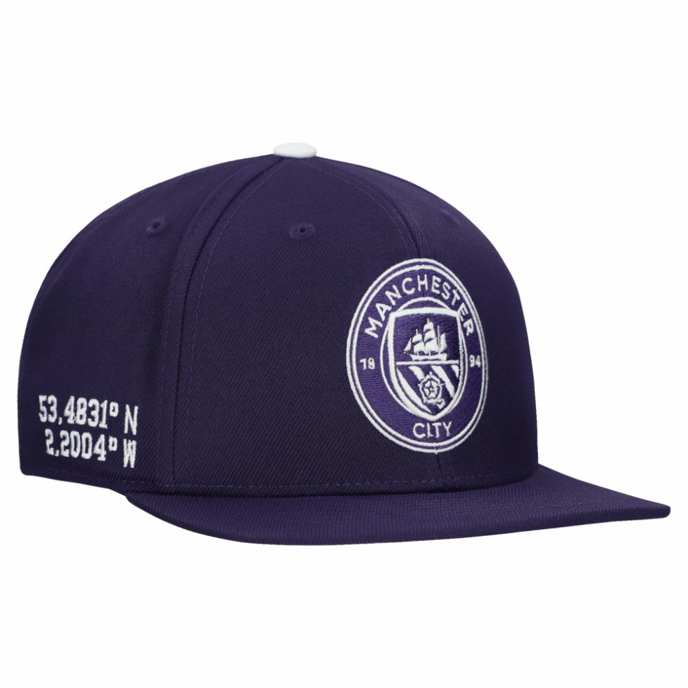 Manchester City Unisex Locale Snapback Hat - Purple online
