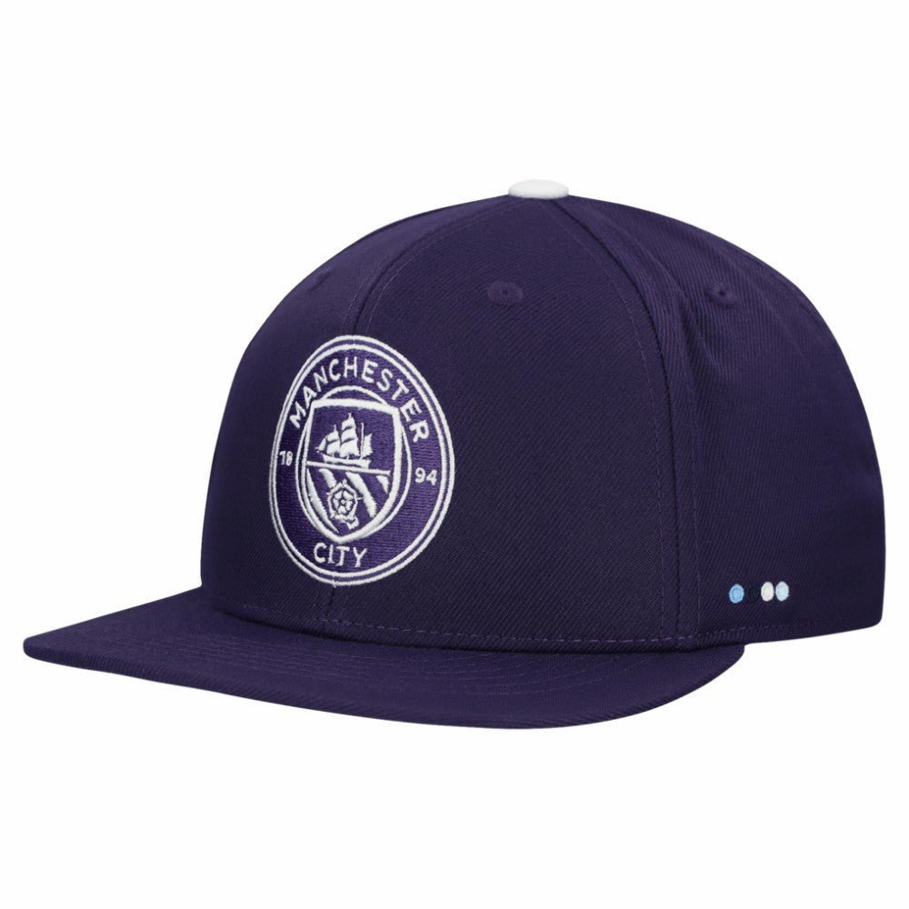 Manchester City Unisex Locale Snapback Hat - Purple online