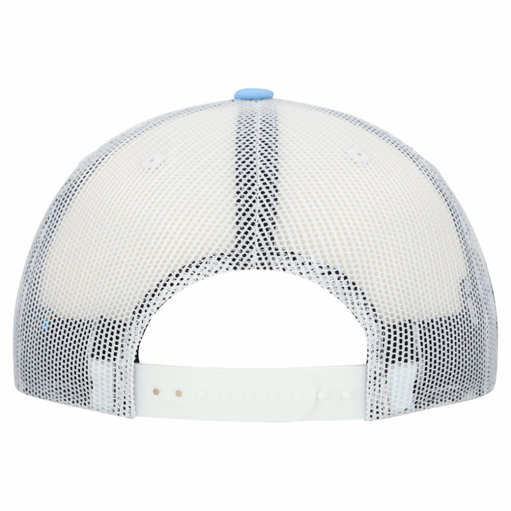 Manchester City Unisex Free Rider Trucker Snapback Hat - Light Blue shop
