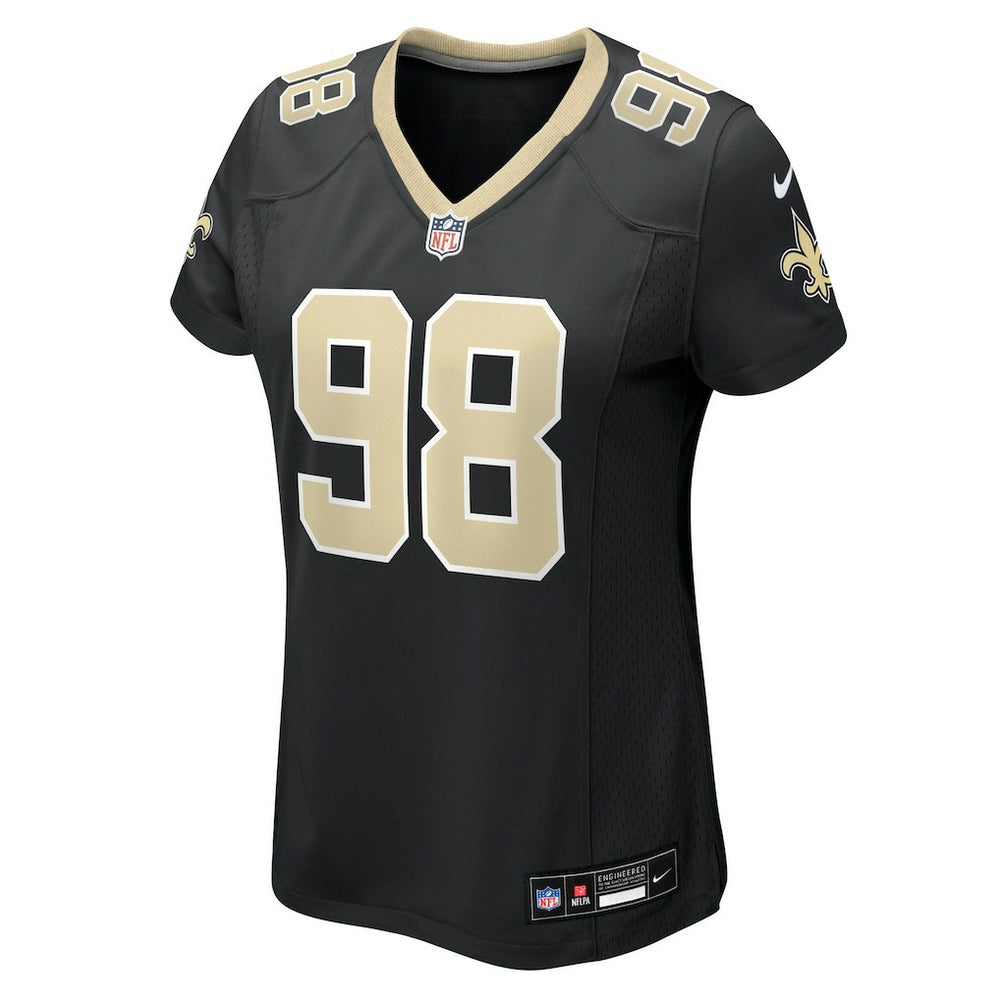 Jonathan Bullard New Orleans Saints Women's Team Game Jersey - Black | Nike discount