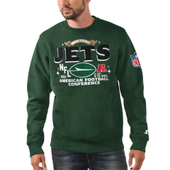New York Jets Starter AFC Classic Fleece Sweatshirt - Green outlet