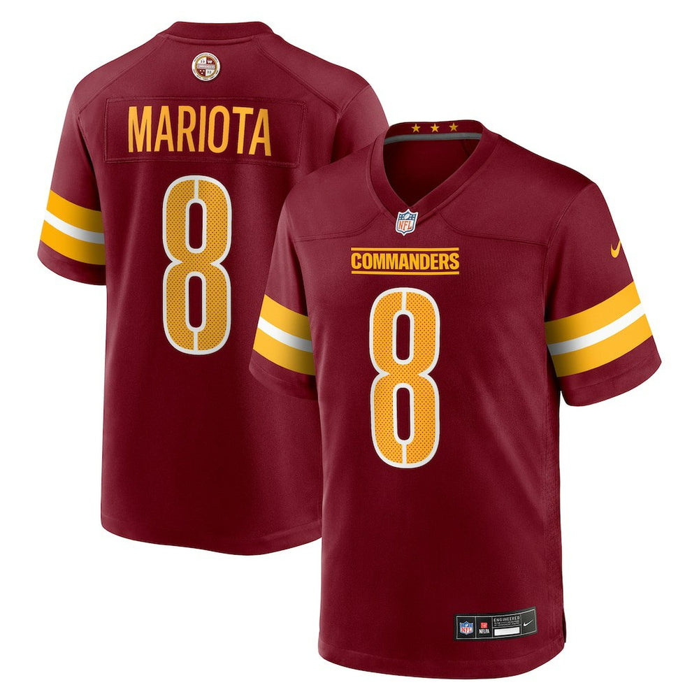 Marcus Mariota Washington Commanders Team Game Jersey - Burgundy | Nike for sale