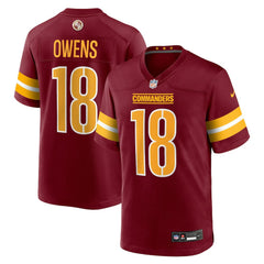 Tyler Owens Washington Commanders Team Game Jersey - Burgundy | Nike sale