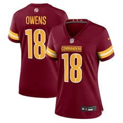 Tyler Owens Washington Commanders Women's Team Game Jersey - Burgundy | Nike sale