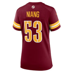 Lucas Niang Washington Commanders Women's Team Game Jersey - Burgundy | Nike online