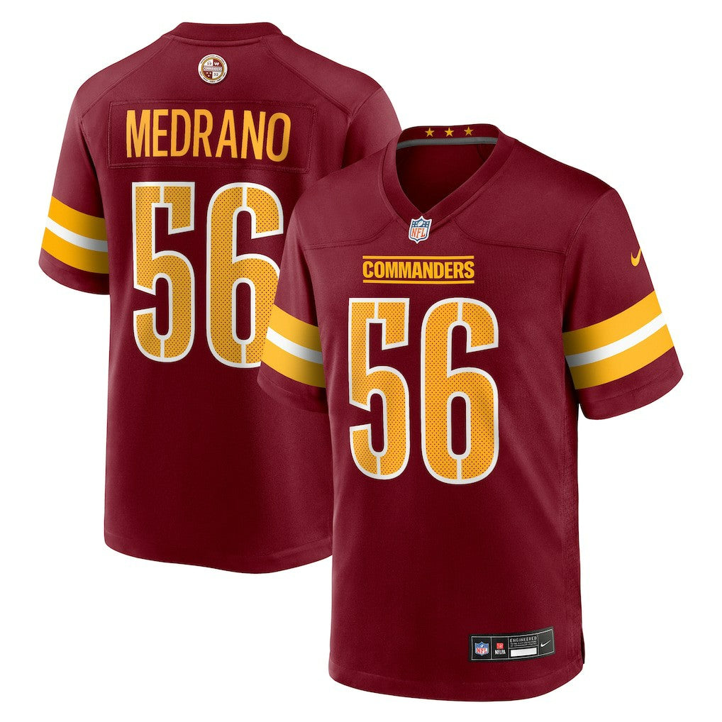 Kain Medrano Washington Commanders Team Game Jersey - Burgundy | Nike for sale