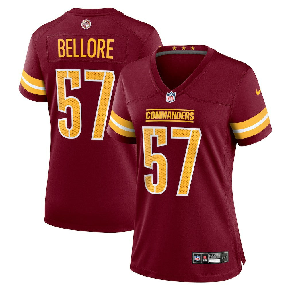 Nick Bellore Washington Commanders Women's Team Game Jersey - Burgundy | Nike for sale