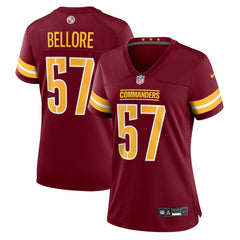 Nick Bellore Washington Commanders Women's Team Game Jersey - Burgundy | Nike for sale