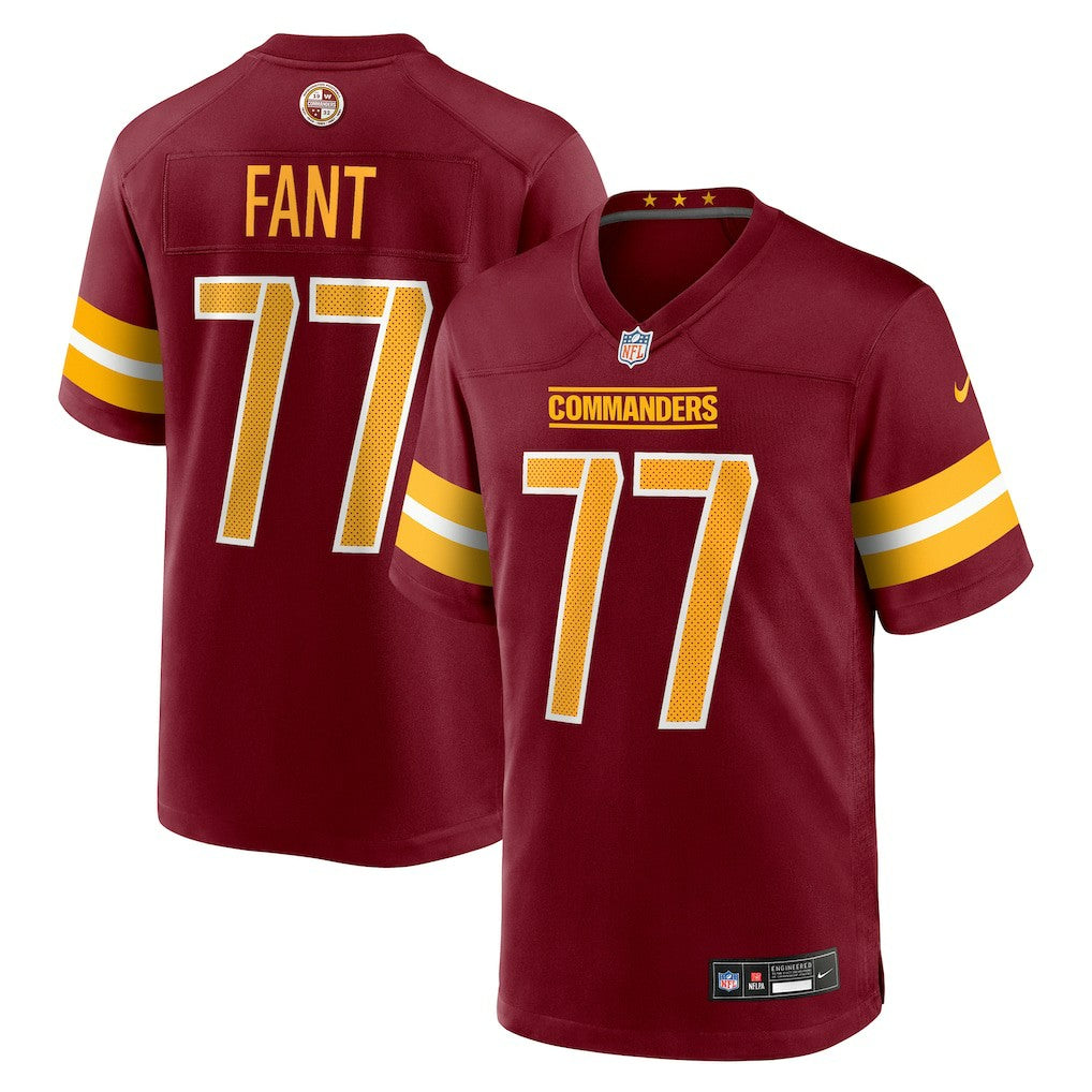 George Fant Washington Commanders Team Game Jersey - Burgundy | Nike outlet