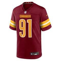 Deatrich Wise Jr. Washington Commanders Team Game Jersey - Burgundy | Nike discount