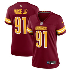 Deatrich Wise Jr. Washington Commanders Women's Team Game Jersey - Burgundy | Nike cheap