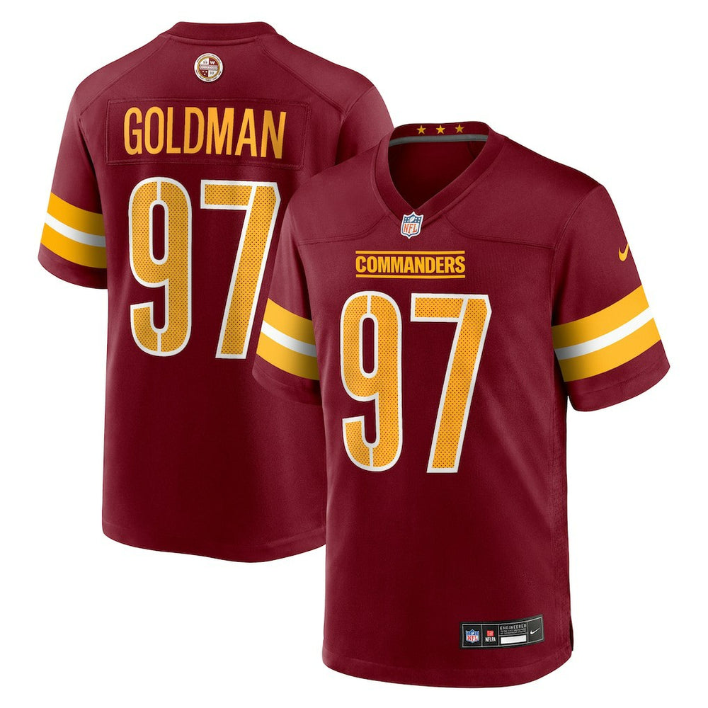 Eddie Goldman Washington Commanders Team Game Jersey - Burgundy | Nike on sale