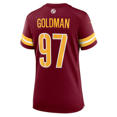 Eddie Goldman Washington Commanders Women's Team Game Jersey - Burgundy | Nike on sale