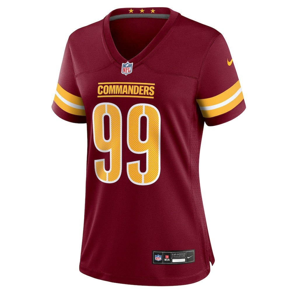 Javon Kinlaw Washington Commanders Women's Team Game Jersey - Burgundy | Nike online