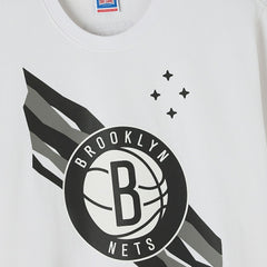 Brooklyn Nets OVO x NBA Heavyweight T-Shirt - White cheap