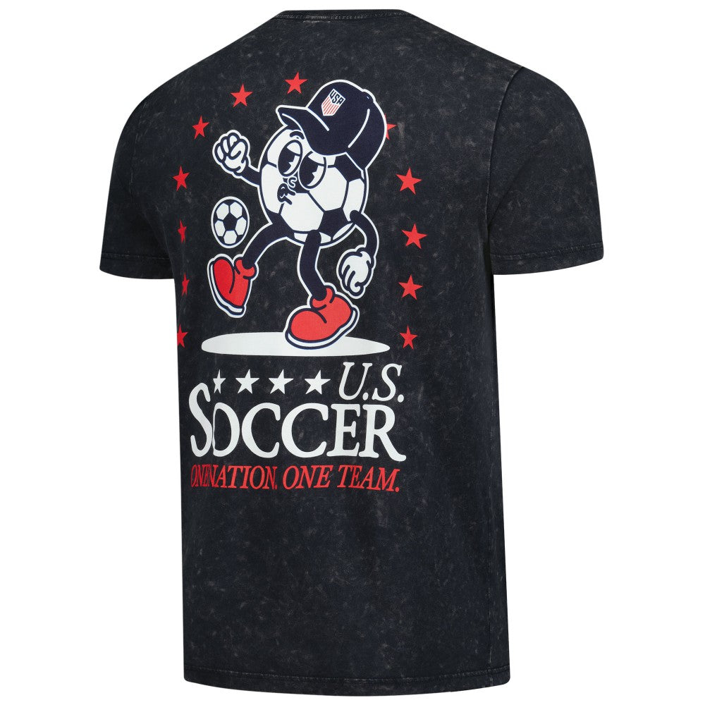 USMNT New Era Old School Sport Washed T-Shirt - Navy | New Era cheap