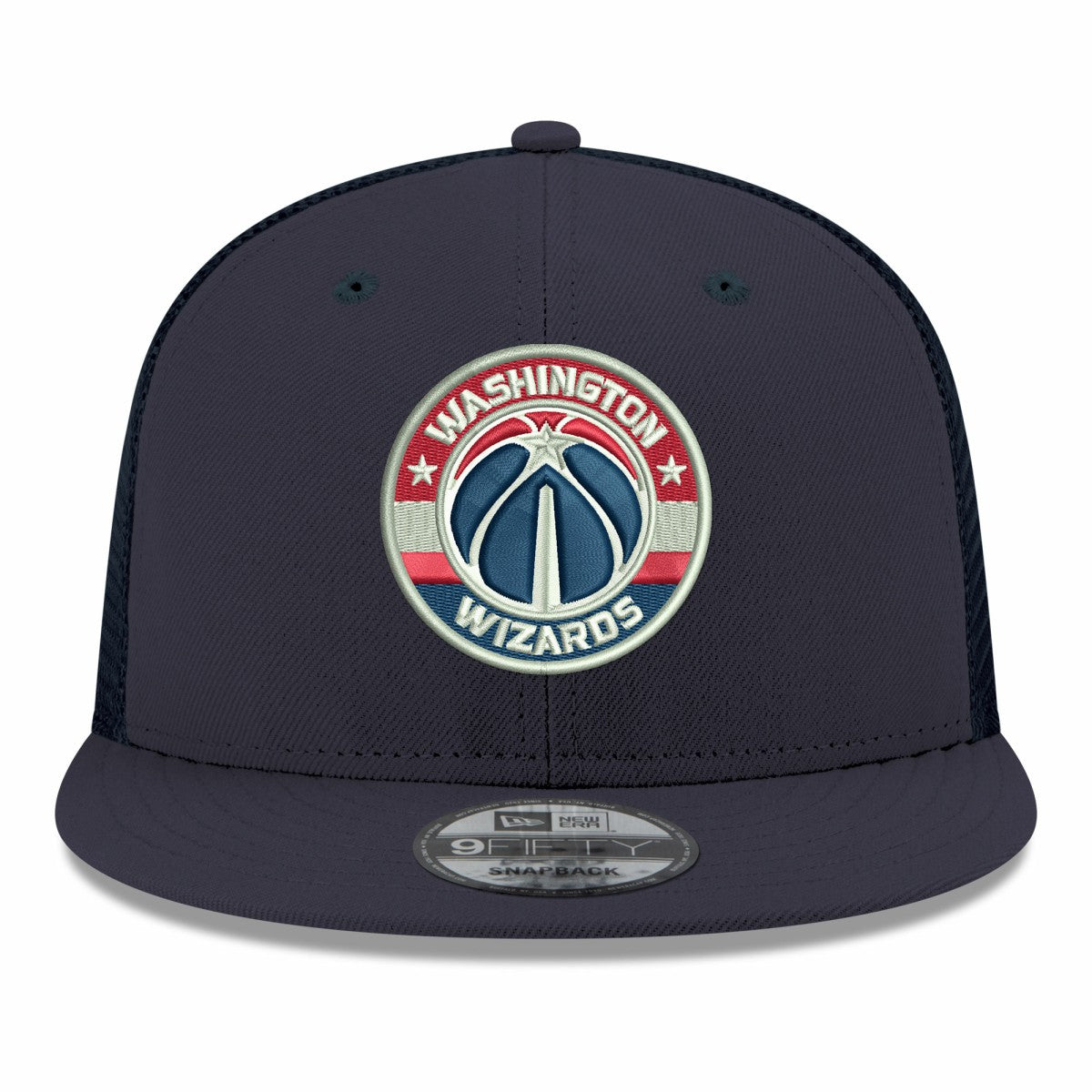 Washington Wizards Core Logo Meshback 9FIFTY Snapback Hat - Navy | New Era cheap