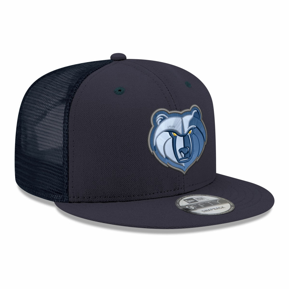 Memphis Grizzlies Core Logo Meshback 9FIFTY Snapback Hat - Navy | New Era cheap