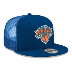 New York Knicks Core Logo Meshback 9FIFTY Snapback Hat - Blue | New Era sale
