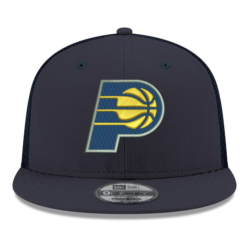 Indiana Pacers Core Logo Meshback 9FIFTY Snapback Hat - Navy | New Era sale