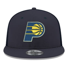 Indiana Pacers Core Logo Meshback 9FIFTY Snapback Hat - Navy | New Era sale