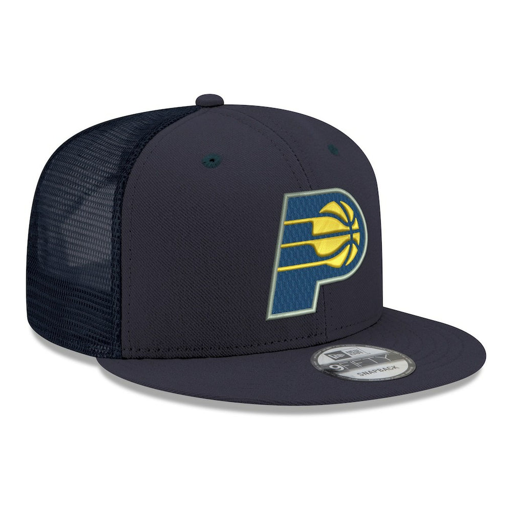 Indiana Pacers Core Logo Meshback 9FIFTY Snapback Hat - Navy | New Era sale