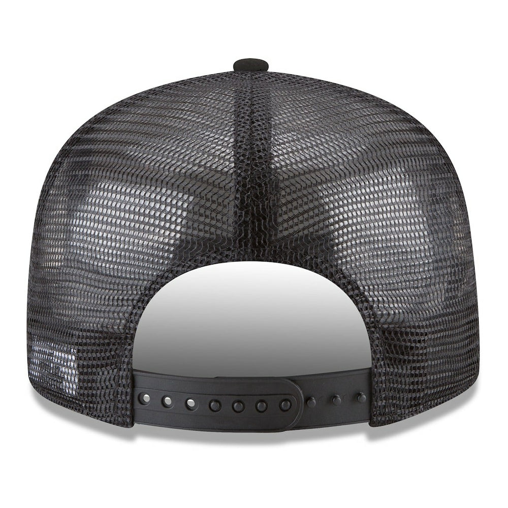 San Antonio Spurs Core Logo Meshback 9FIFTY Snapback Hat - Black | New Era for sale