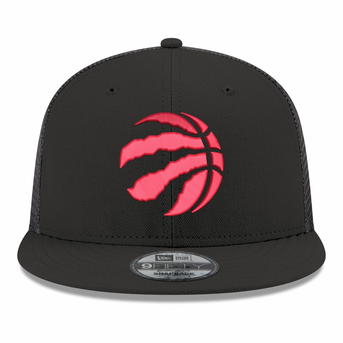 Toronto Raptors Core Logo Meshback 9FIFTY Snapback Hat - Black | New Era shop