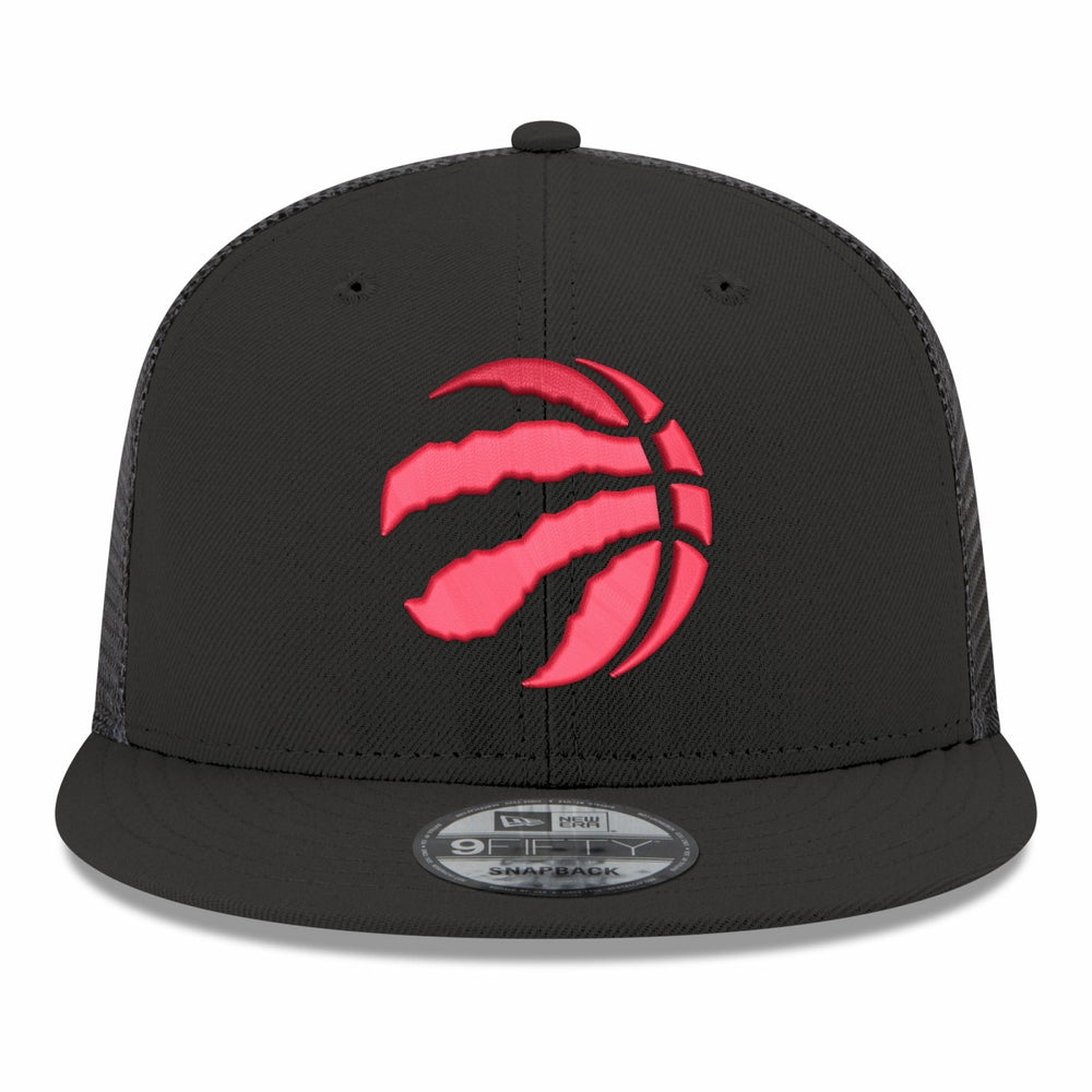 Toronto Raptors Core Logo Meshback 9FIFTY Snapback Hat - Black | New Era shop