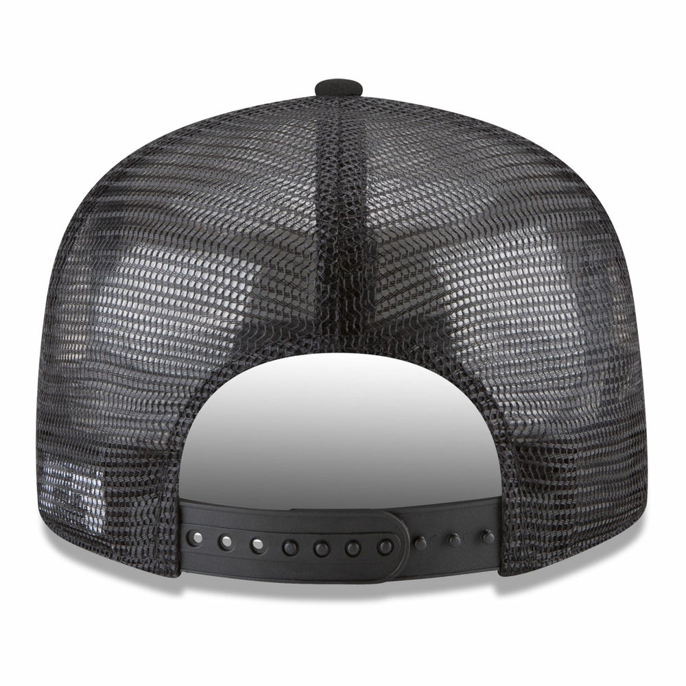 Utah Jazz Core Logo Meshback 9FIFTY Snapback Hat - Black | New Era cheap