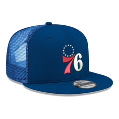 Philadelphia 76ers Core Logo Meshback 9FIFTY Snapback Hat - Royal | New Era online