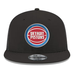 Detroit Pistons Core Logo Meshback 9FIFTY Snapback Hat sale - Black | New Era on sale