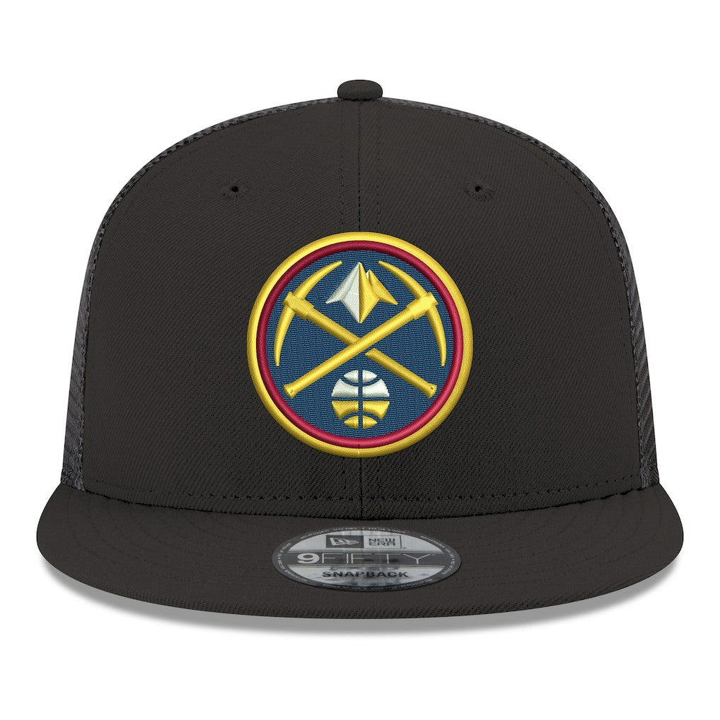 Denver Nuggets Core Logo Meshback 9FIFTY Snapback Hat sale - Black | New Era for sale