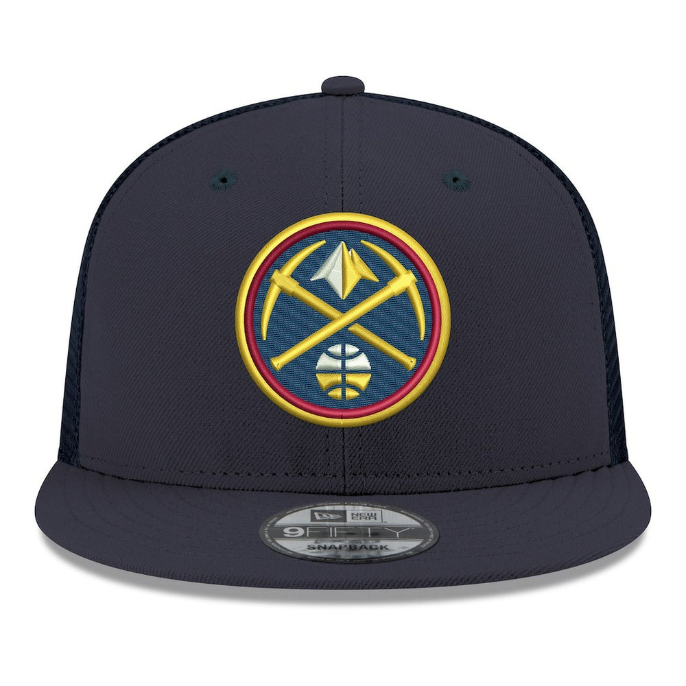 Denver Nuggets Core Logo Meshback 9FIFTY Snapback Hat sale - Navy | New Era online