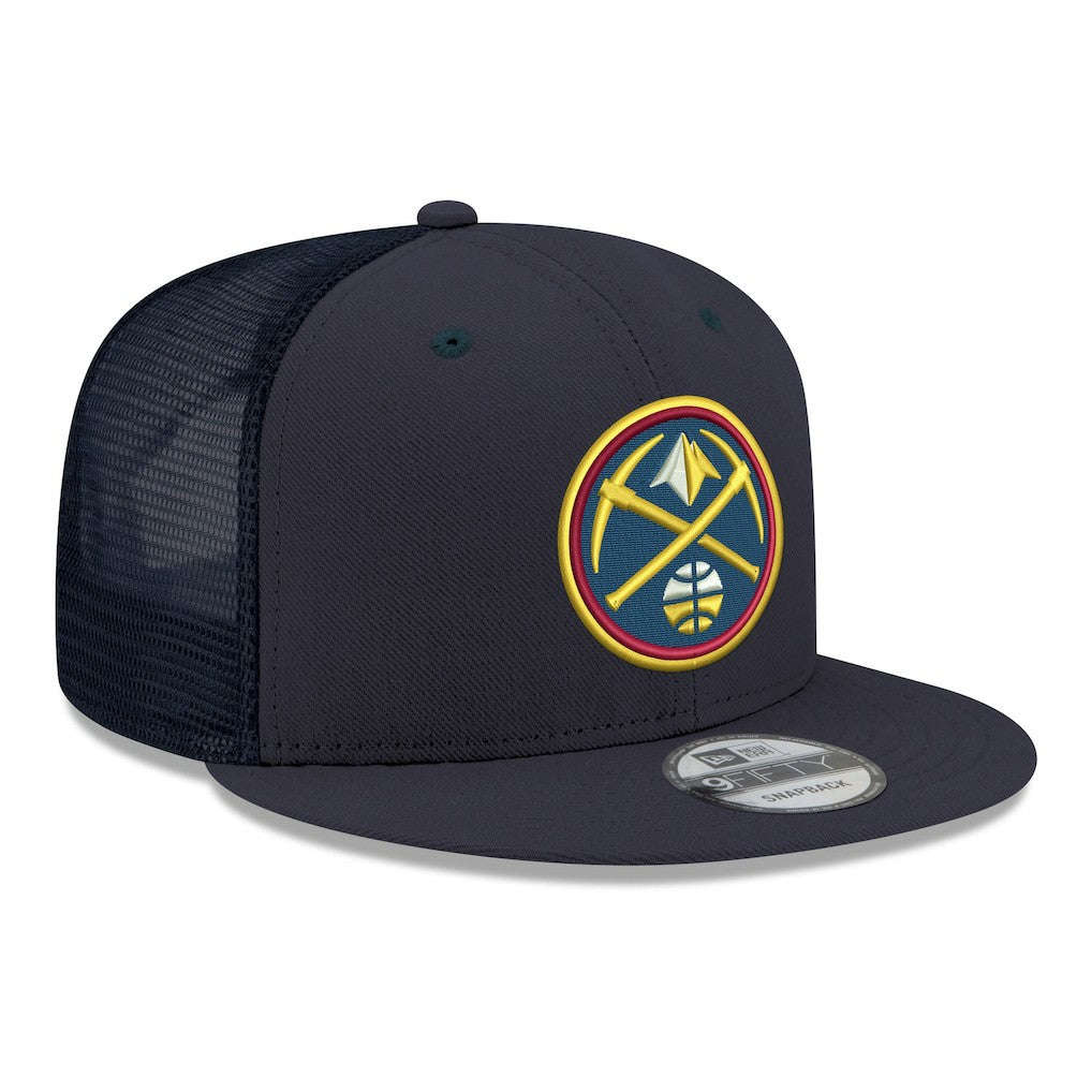 Denver Nuggets Core Logo Meshback 9FIFTY Snapback Hat sale - Navy | New Era online