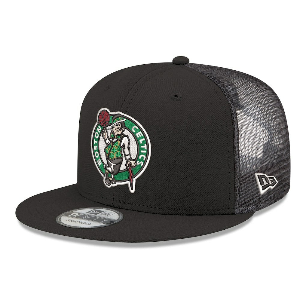 Boston Celtics Core Logo Meshback 9FIFTY Snapback Hat - Black | New Era sale