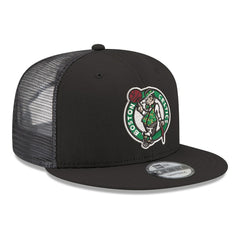 Boston Celtics Core Logo Meshback 9FIFTY Snapback Hat - Black | New Era sale