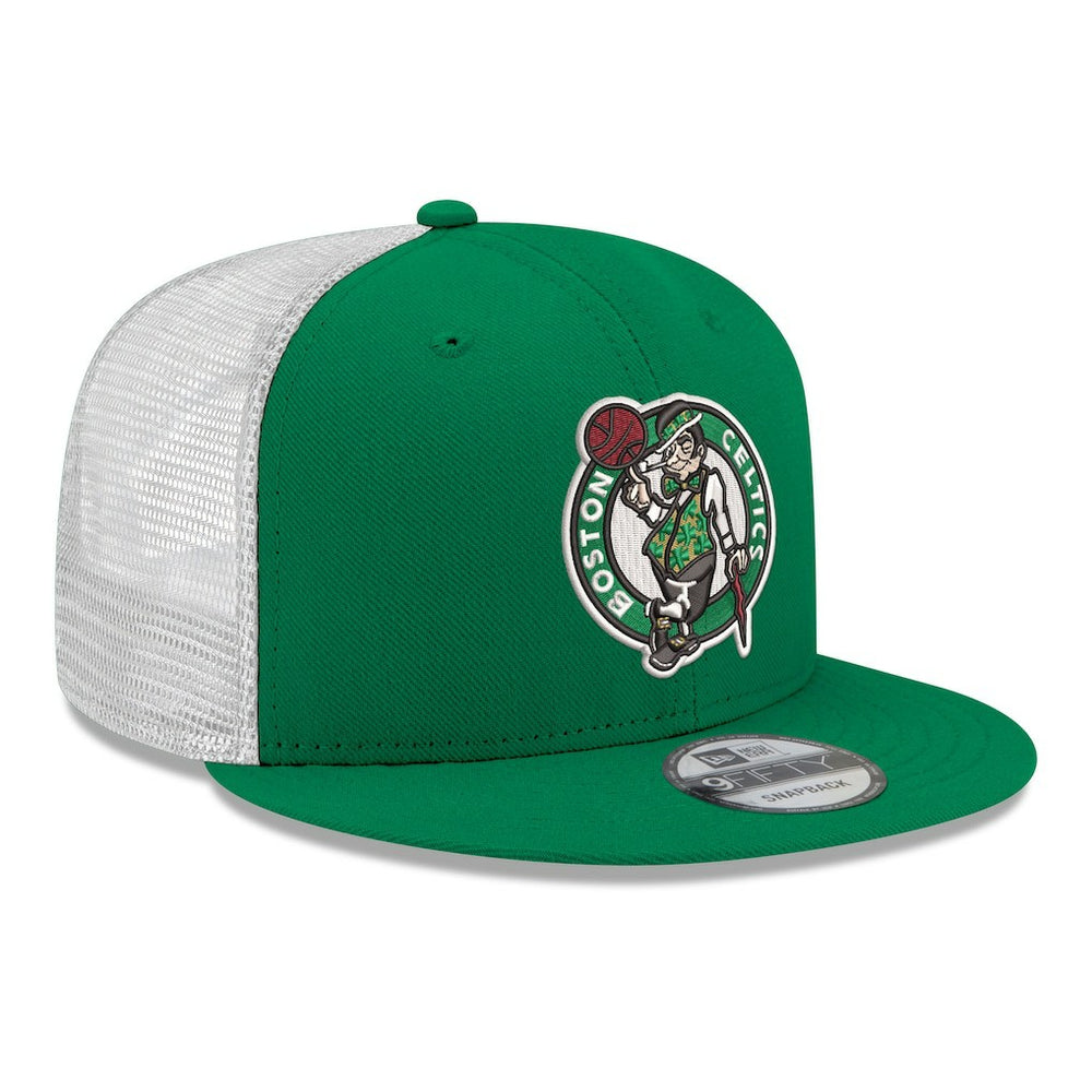Boston Celtics Core Logo Meshback 9FIFTY Snapback Hat - Kelly Green | New Era outlet
